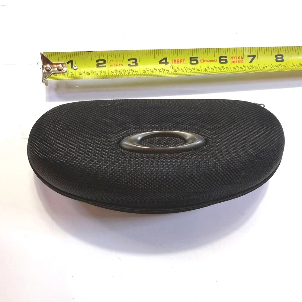 Oakley Large Soft Vault Sunglasses Case Black Ballistic Nylon Zippered Shell